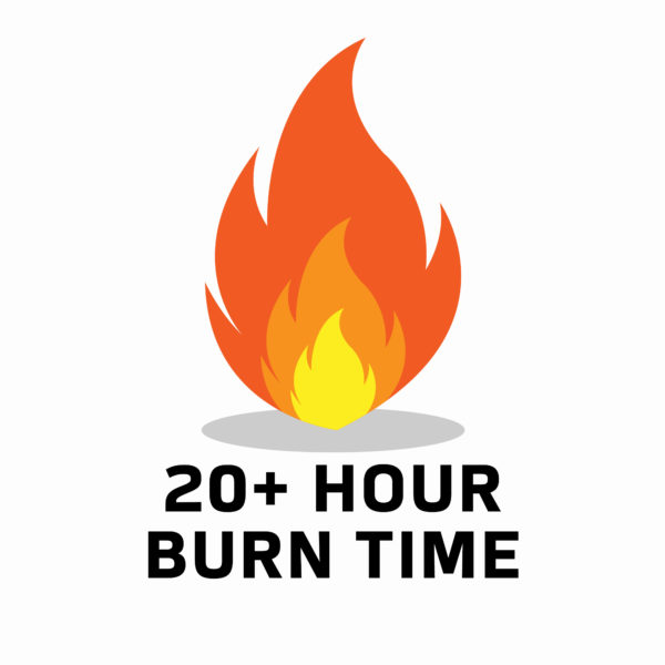 20 Hour Burn Time Soy Wax Wood Wick Candle