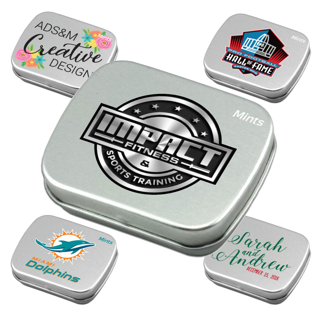 small custom mint tins available at customworthypromo.com